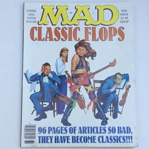 MAD Magazine Spring 1986 Classic Flops Issue GUC